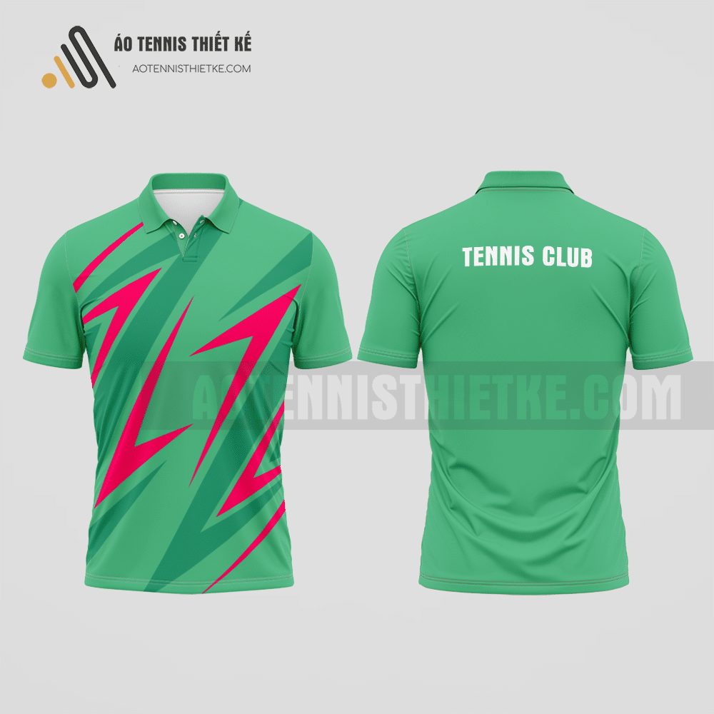 Mẫu đồng phục tennis câu lạc bộ Tuy Hòa màu xanh ngọc thiết kế cao cấp ATNTK899