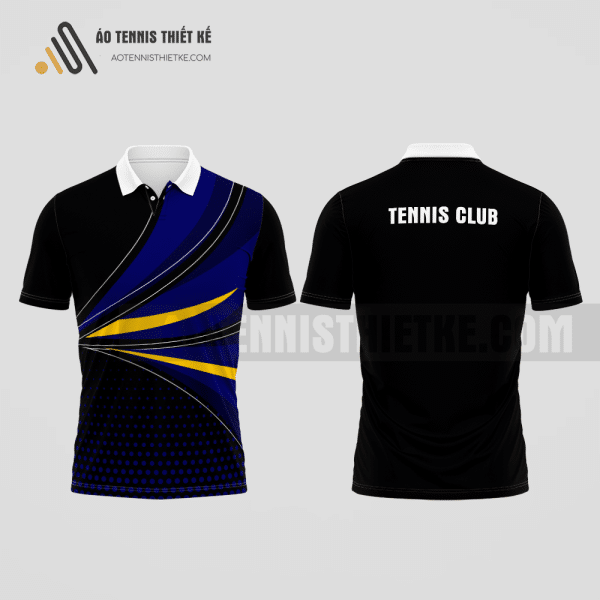 Mẫu đồng phục tennis câu lạc bộ Tuyên Quang màu đen thiết kế tốt nhất ATNTK903
