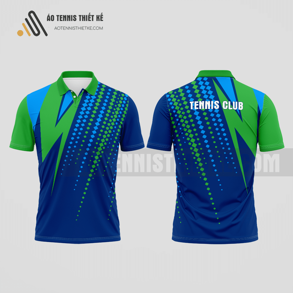 Mẫu đồng phục tennis câu lạc bộ Văn Lâm màu xanh lá thiết kế tiện ích ATNTK914