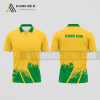 Mẫu quần áo đánh tennis câu lạc bộ Khoái Châu màu vàng thiết kế uy tín ATNTK561