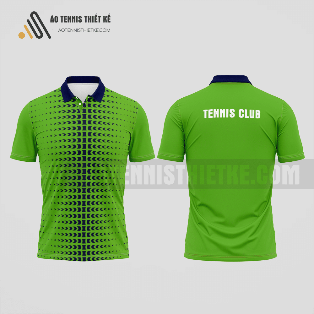 Mẫu quần áo đánh tennis câu lạc bộ Kon Tum màu xanh lá thiết kế đa dạng ATNTK576