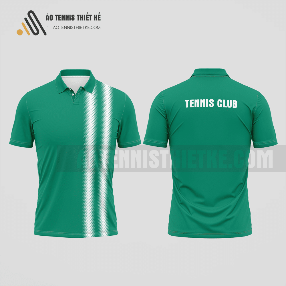 Mẫu quần áo đánh tennis câu lạc bộ Lục Yên màu xanh ngọc thiết kế chất lượng ATNTK621