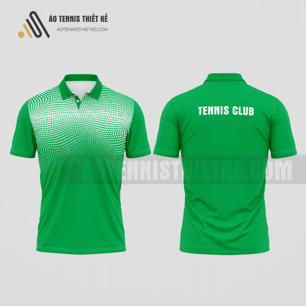Mẫu quần áo đánh tennis câu lạc bộ Mộc Châu màu xanh lá thiết kế phong cách ATNTK638