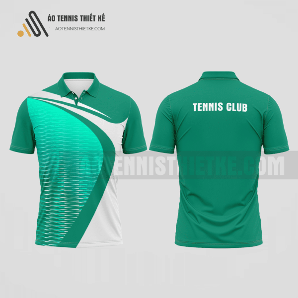 Mẫu quần áo đánh tennis câu lạc bộ Phú Giáo màu ngọc thạch thiết kế tiện lợi ATNTK713