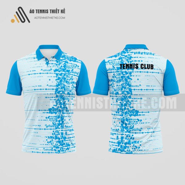 Mẫu quần áo đánh tennis câu lạc bộ Quang Bình màu xanh da trời thiết kế hiệu quả ATNTK743