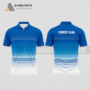 Mẫu quần áo đánh tennis câu lạc bộ Sơn Hà màu xanh biển thiết kế tiết kiệm ATNTK773