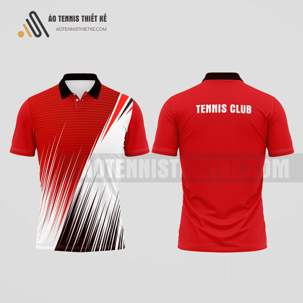 Mẫu quần áo đánh tennis câu lạc bộ Thọ Xuân màu đỏ thiết kế đẳng cấp ATNTK848