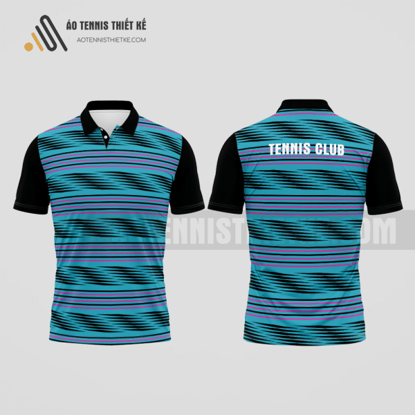 Mẫu quần áo đánh tennis câu lạc bộ Thường Xuân màu đen thiết kế đẹp ATNTK863