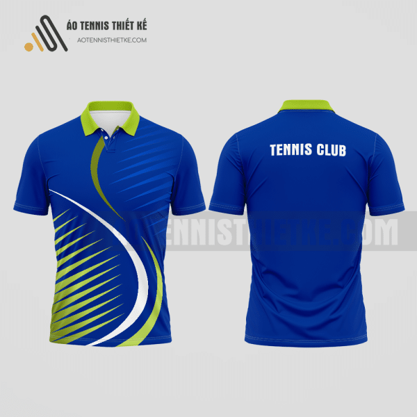 Mẫu quần áo đánh tennis câu lạc bộ Văn Bàn màu xanh dương thiết kế độc đáo ATNTK908