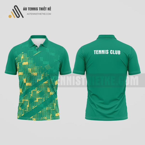 Mẫu quần áo đánh tennis câu lạc bộ Võ Nhai màu xanh ngọc tự thiết kế ATNTK938