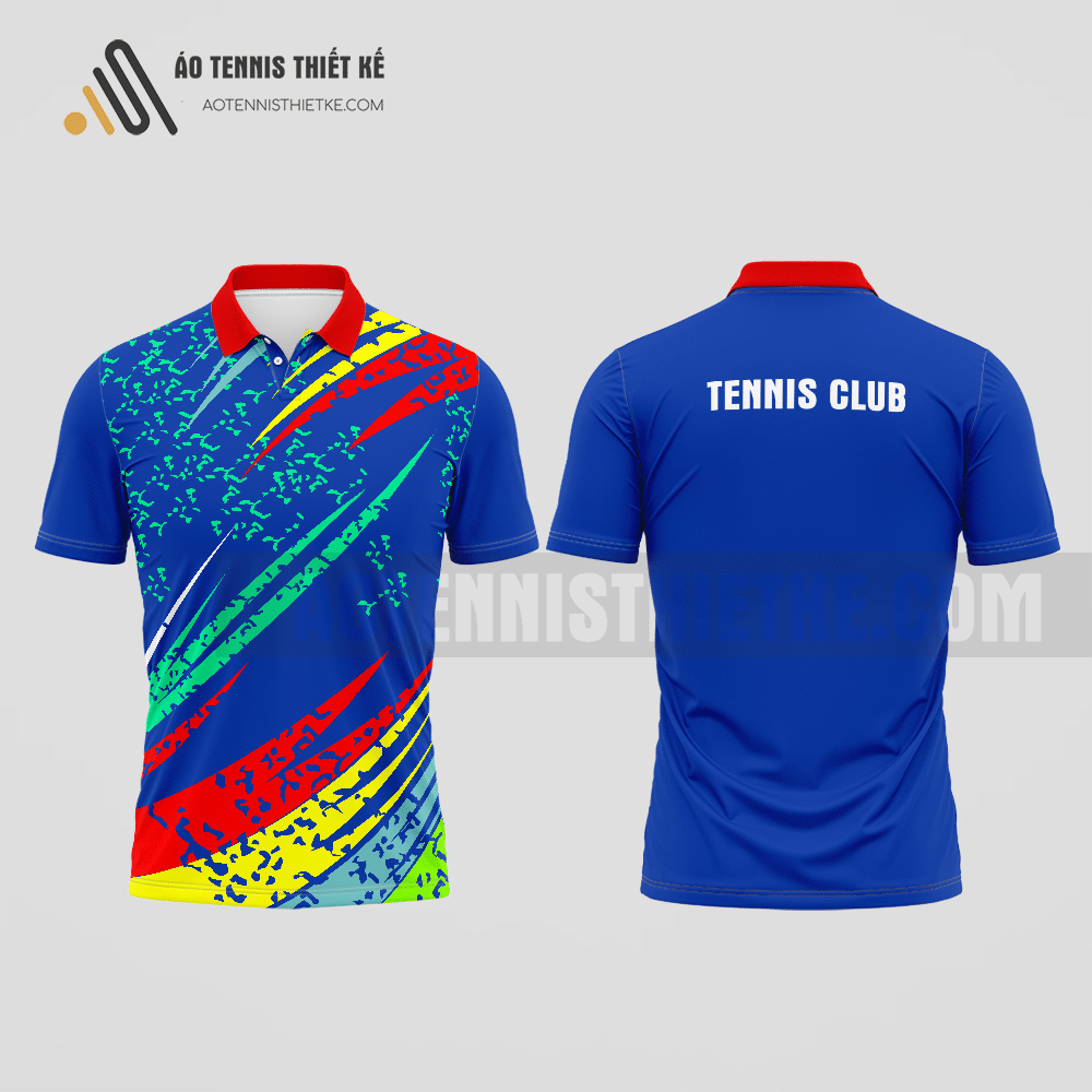Mẫu quần áo tennis câu lạc bộ Kon Rẫy màu xanh biển thiết kế tiên tiến ATNTK575