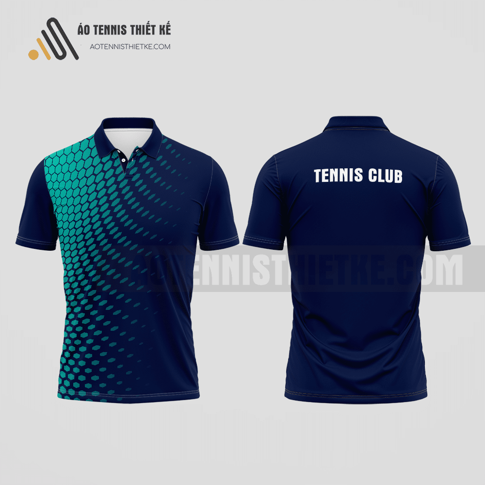 Mẫu quần áo tennis câu lạc bộ Lạc Sơn màu tím than tự thiết kế ATNTK590
