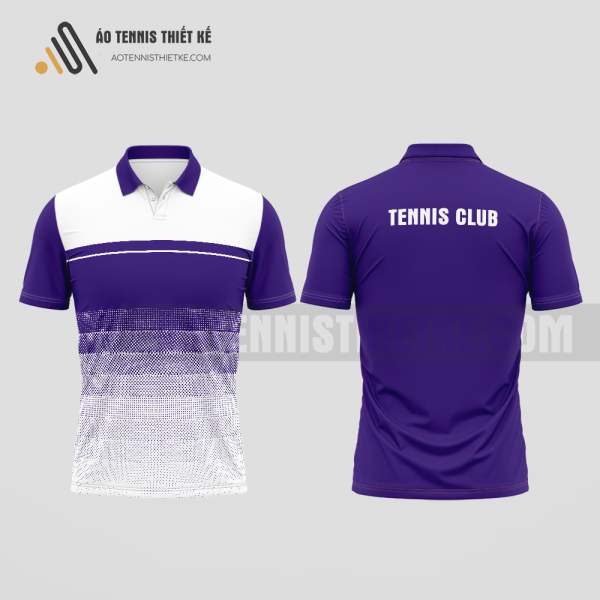 Mẫu quần áo tennis câu lạc bộ Lục Ngạn màu tím thiết kế cao cấp ATNTK620