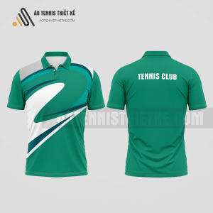 Mẫu quần áo tennis câu lạc bộ Phù Cừ màu xanh ngọc thạch thiết kế tiết kiệm ATNTK712