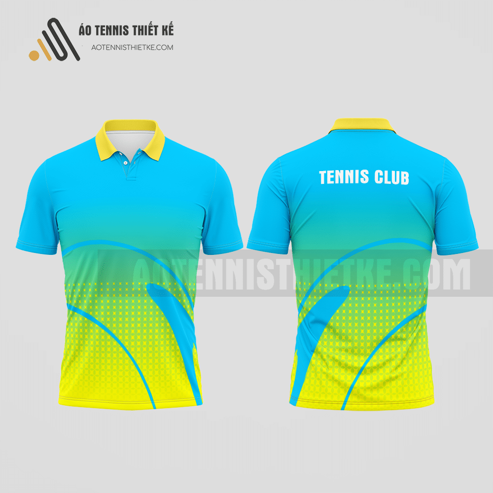 Mẫu quần áo tennis câu lạc bộ Tam Đảo màu xanh da trời thiết kế uy tín ATNTK787