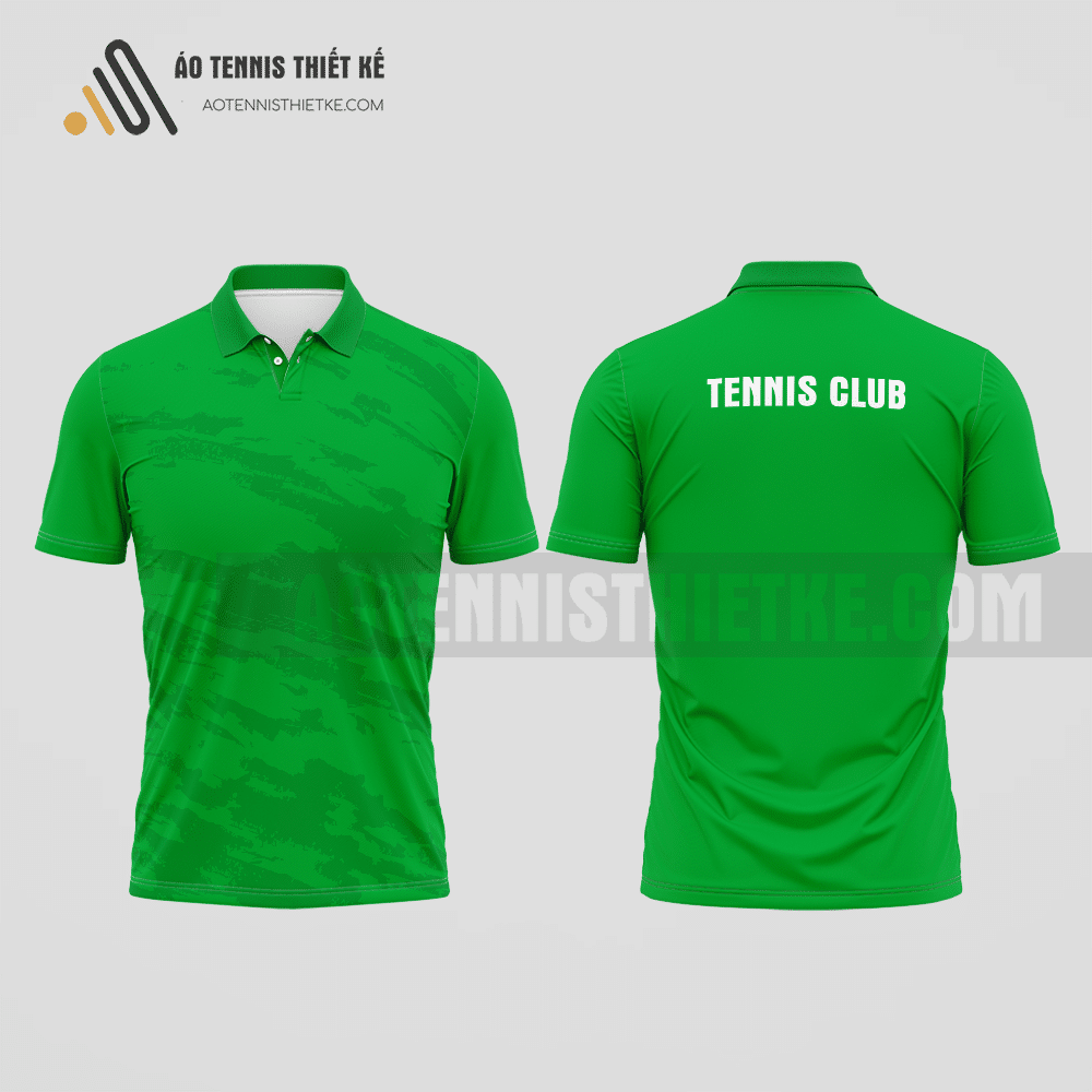 Mẫu quần áo tennis câu lạc bộ Thường Tín màu xanh lá thiết kế xu hướng ATNTK862