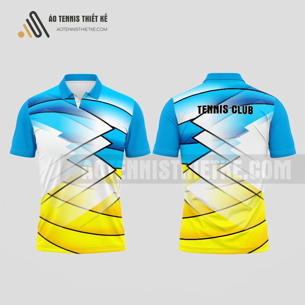 Mẫu quần áo tennis câu lạc bộ Tư Nghĩa màu xanh da trời thiết kế cá nhân ATNTK892
