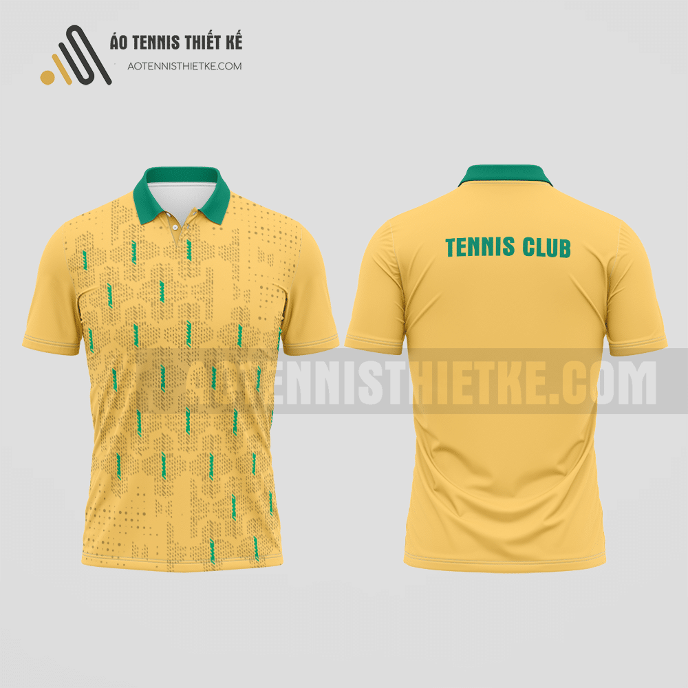 Mẫu quần áo tennis câu lạc bộ Vinh màu vàng thiết kế lạ ATNTK937