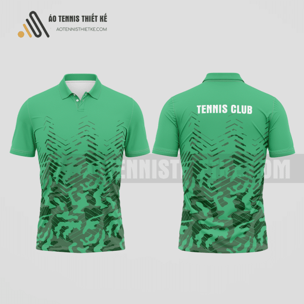 Mẫu trang phục thi đấu tennis câu lạc bộ Tân Bình màu xanh ngọc thiết kế sáng tạo ATNTK796