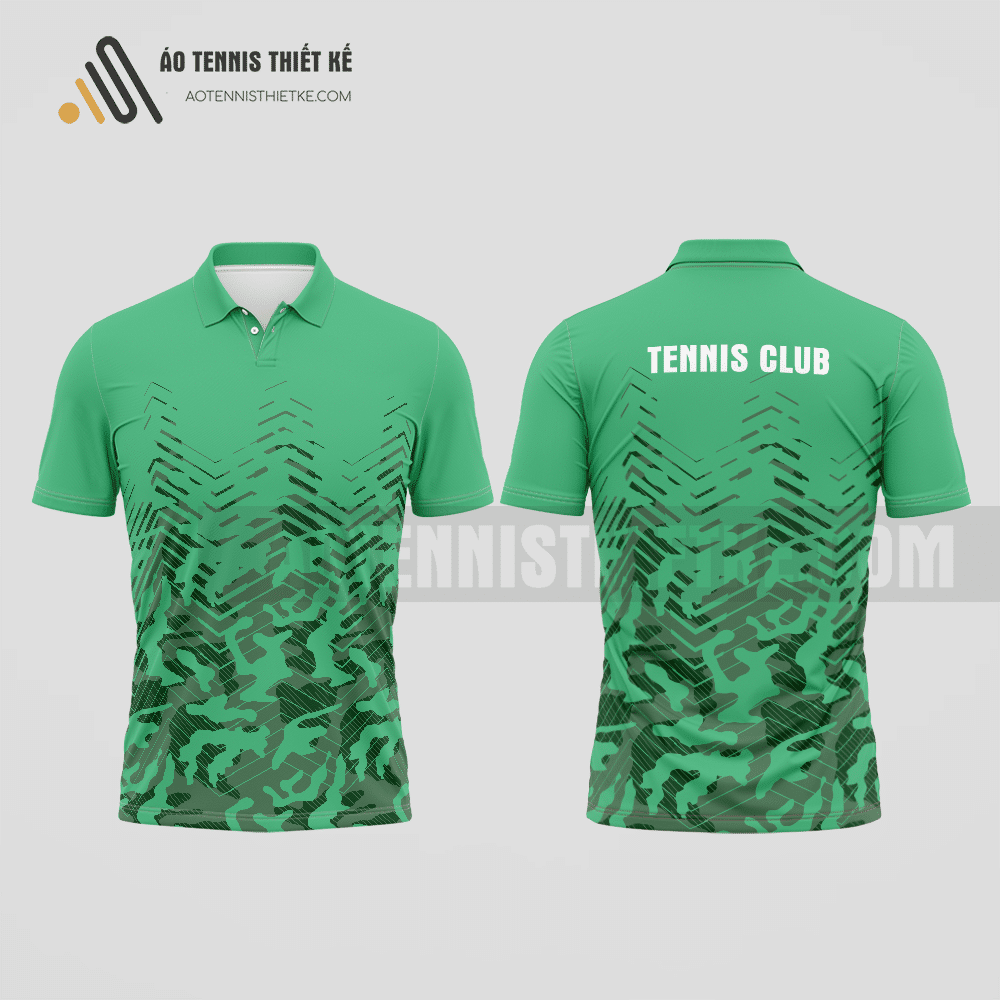 Mẫu trang phục thi đấu tennis câu lạc bộ Tân Bình màu xanh ngọc thiết kế sáng tạo ATNTK796