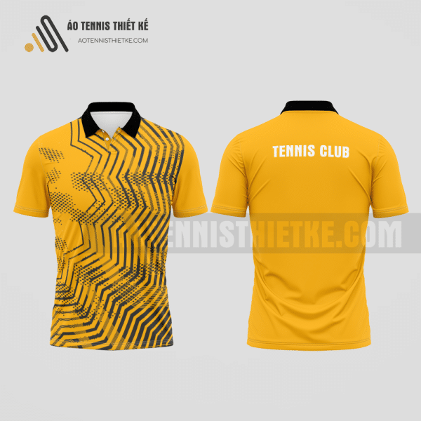 Mẫu trang phục thi đấu tennis câu lạc bộ Tân Uyên màu vàng thiết kế tiêu chuẩn ATNTK811