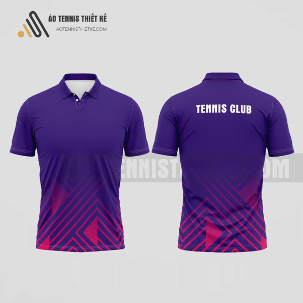 Mẫu trang phục thi đấu tennis câu lạc bộ Tuy Phước màu tím thiết kế uy tín ATNTK901