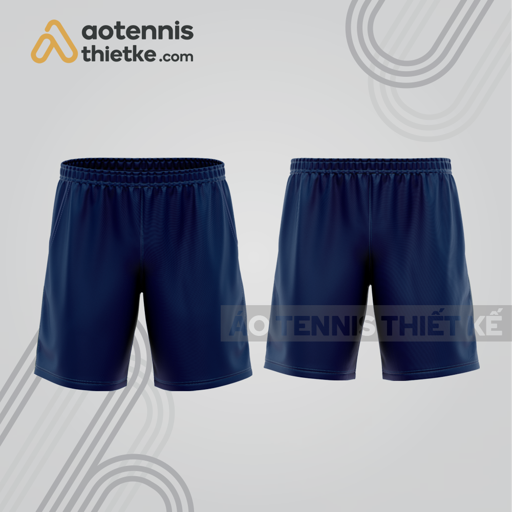 Mẫu quần tennis thiết kế có túi màu xanh tím than tnq11